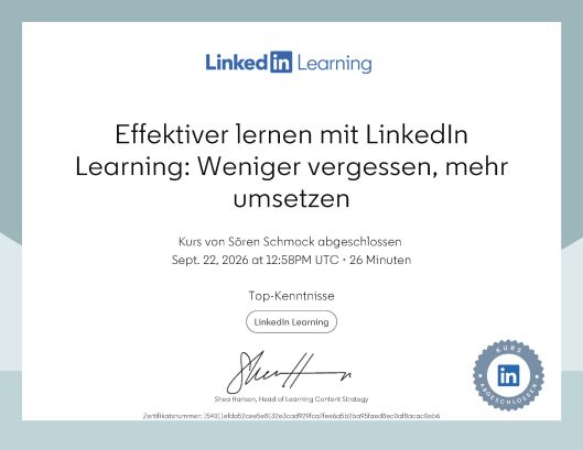 Effektiver lernen mit LinkedIn Learning: Weniger vergessen, mehr umsetzen